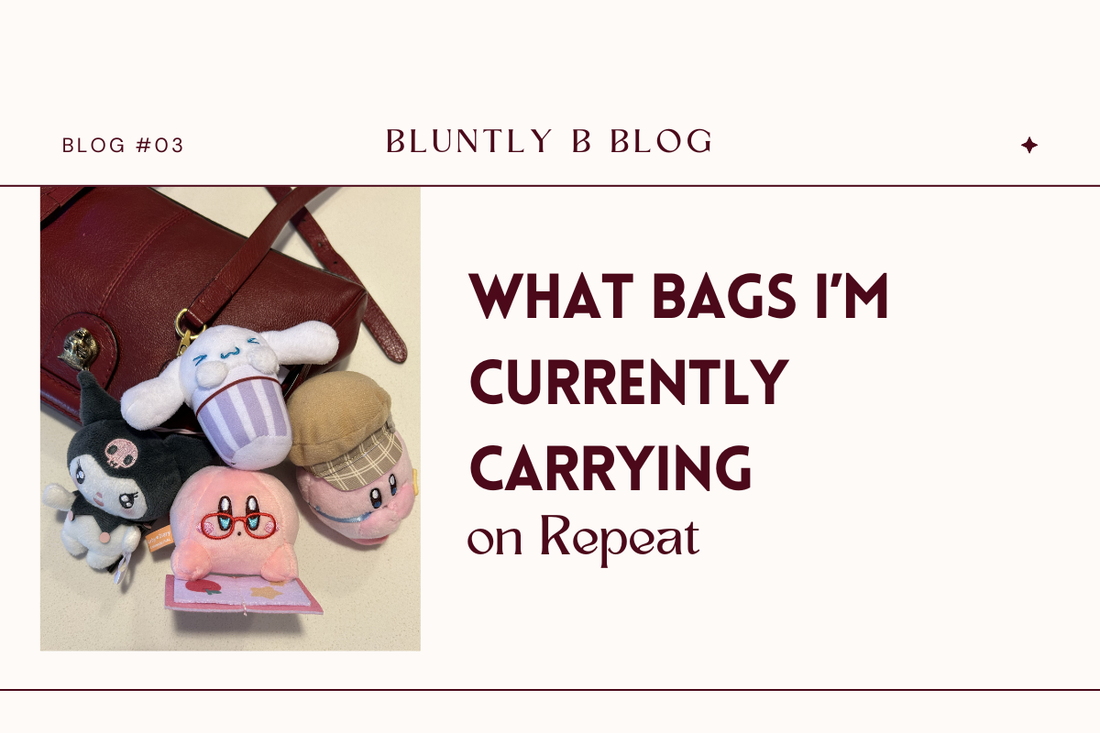 What Bags I’m Currently Carrying and Why They’re on Repeat