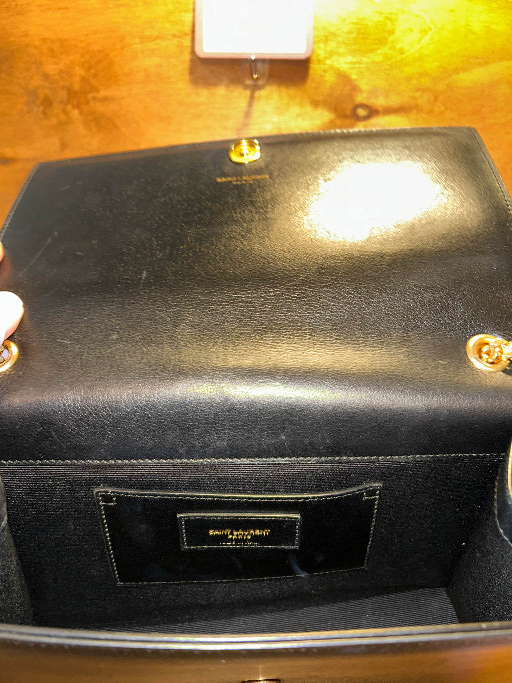 Authentic Saint Laurent YSL Kate Bag in Embellished Cloud and Star Patchwork Leather
