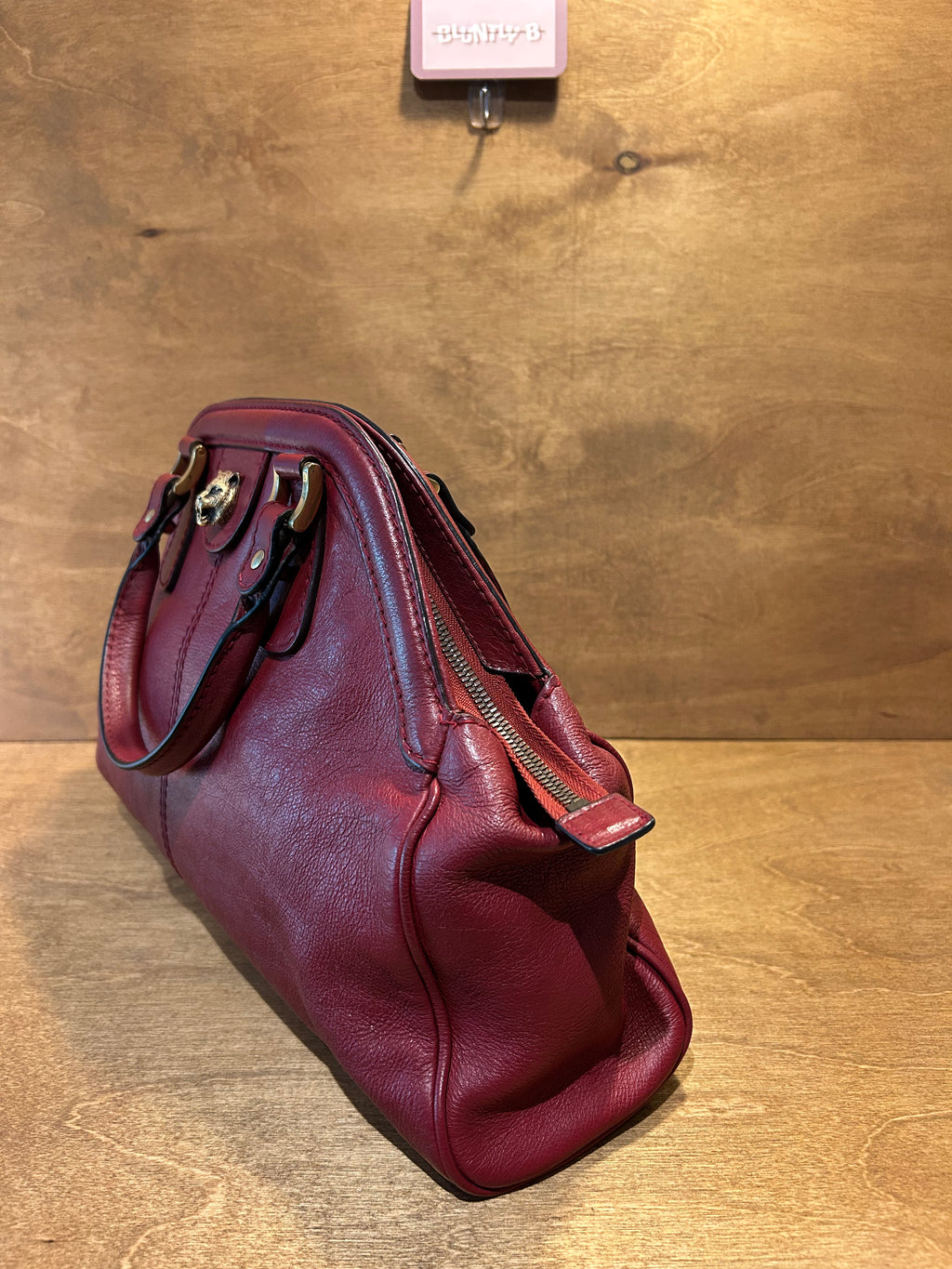 Authentic Gucci Re(Belle) Medium - Red Grain Calfskin Leather